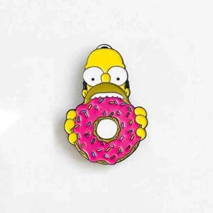 homer simpson bedž