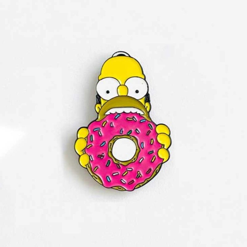 homer simpson bedž